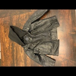 Little kids leather jacket 3T